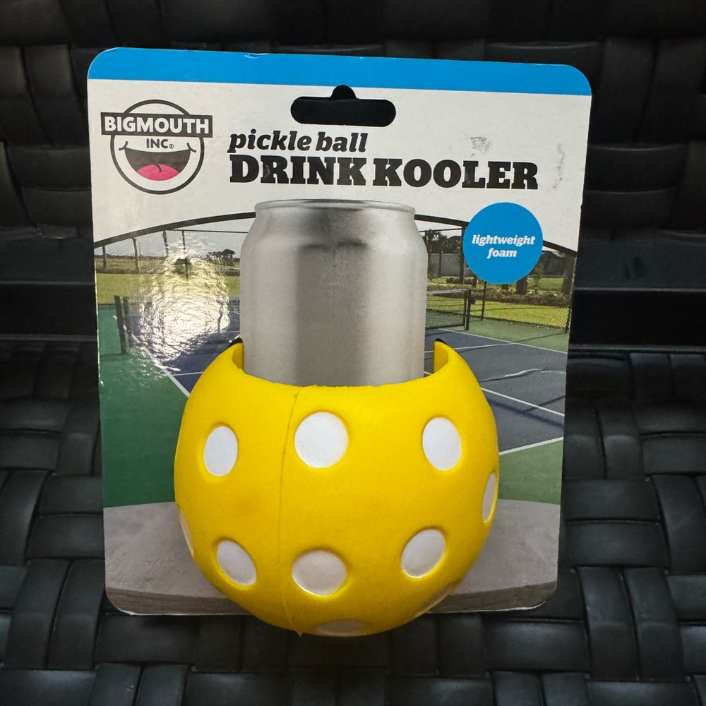 BigMouth Inc. Yellow Pickleball Drink Kooler $18 gift